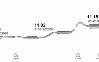 Выхлопная система на ВАЗ 2107