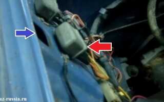 Замена реле лампы заряда АКБ на ВАЗ 2101-ВАЗ 2106