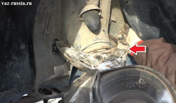 Расположение верхнего рычага в автомобиле