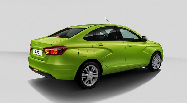 Веста в цвете Лайм