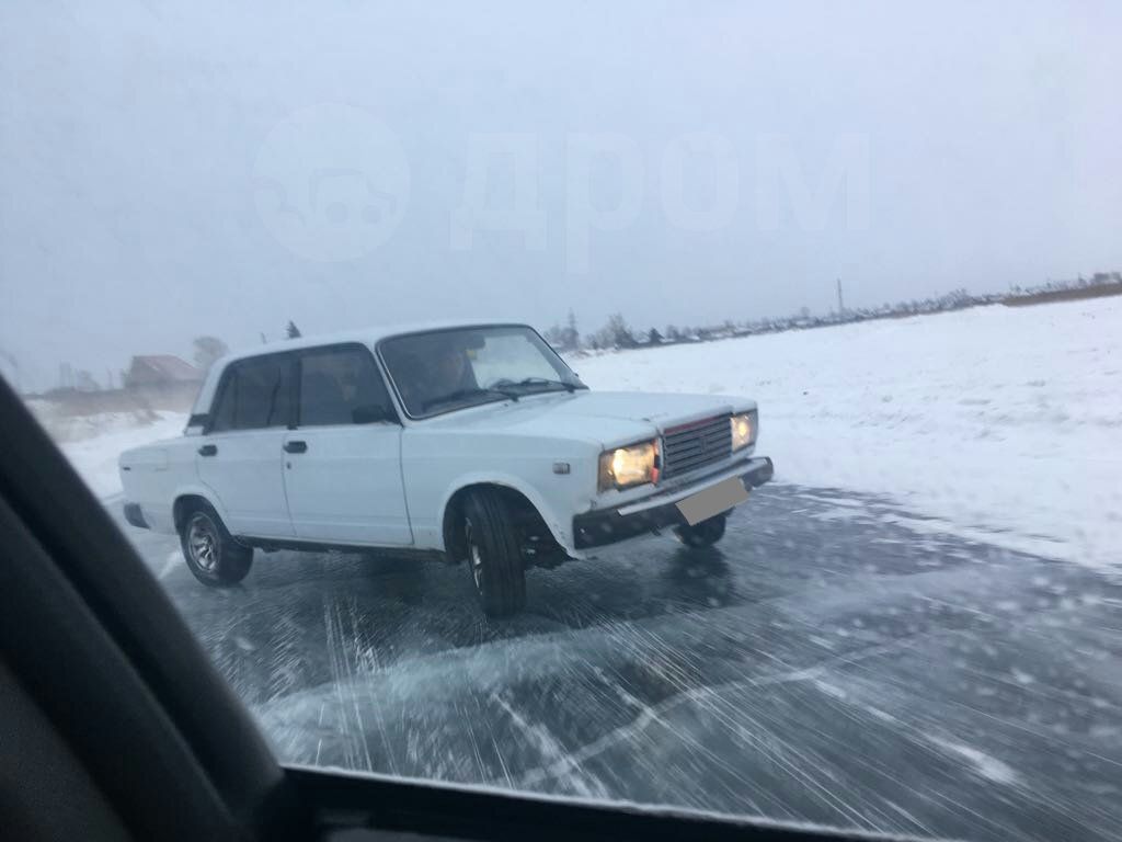 зимой